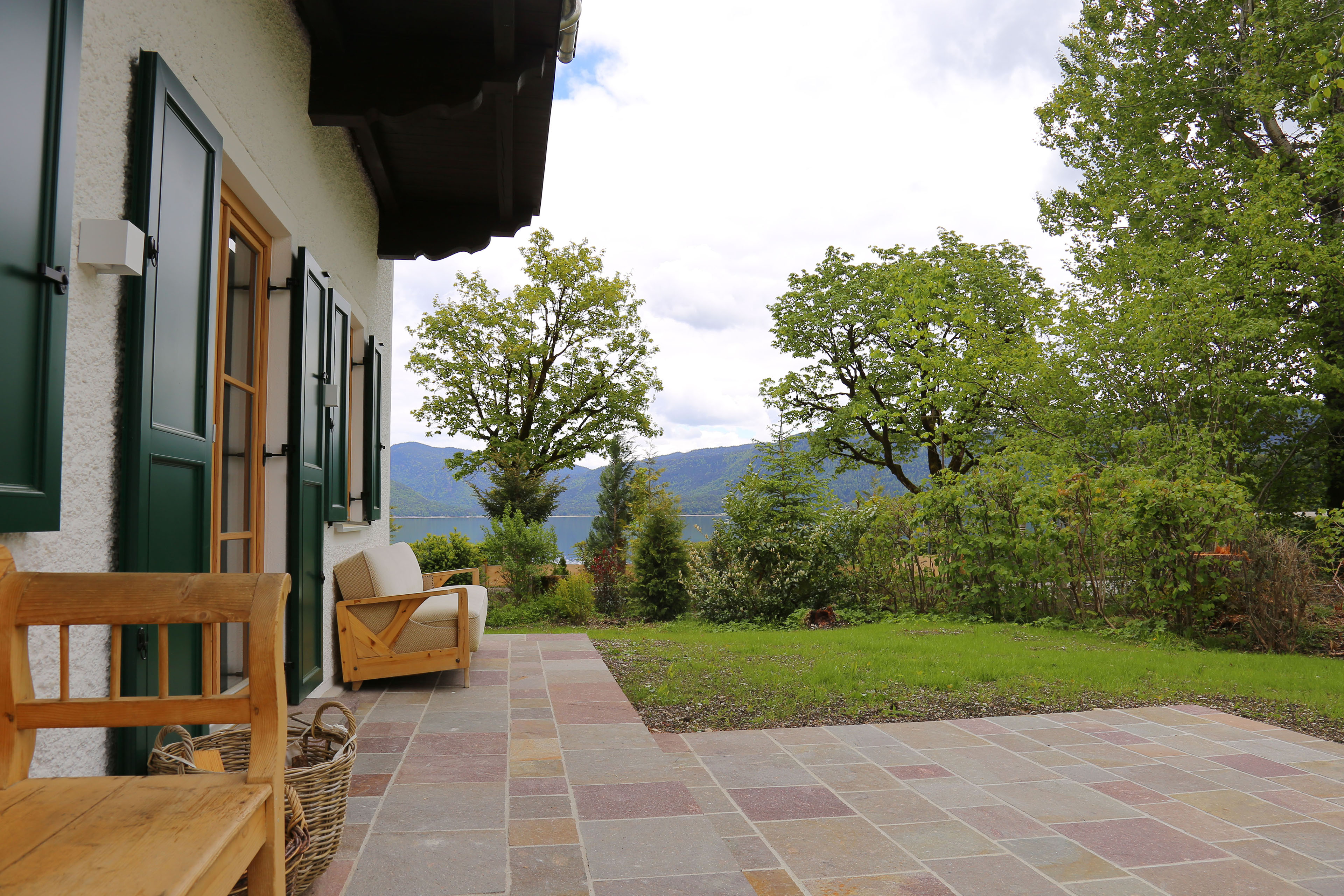 Ferienhaus   AussenTerasse