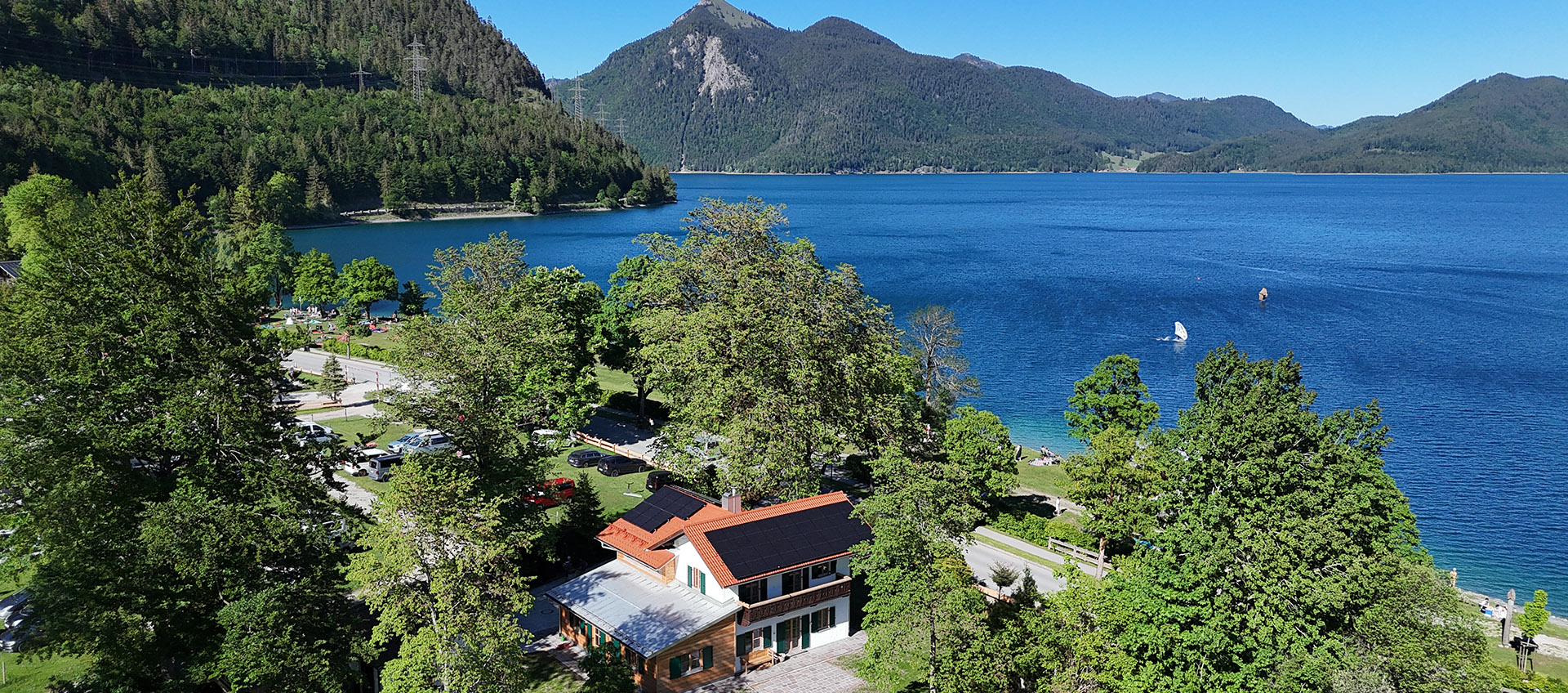 Insel Sassau im Walchensee